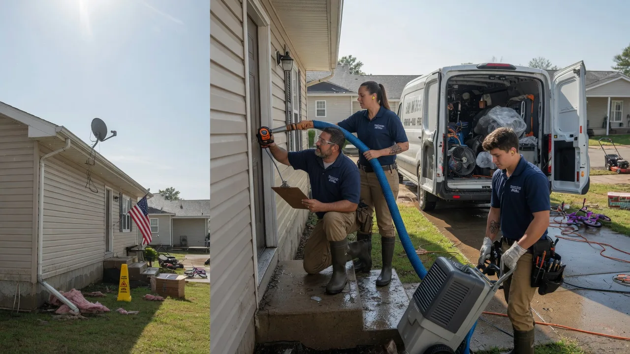 Ceiling Water Damage Restoration in Deerfield, MI near me
